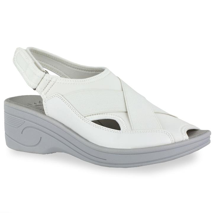 Easy Street Delight Women's Wedges, Size: Medium (6), White
