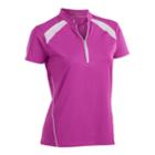 Plus Size Nancy Lopez Sporty Short Sleeve Golf Polo, Women's, Size: 1xl, Brt Pink