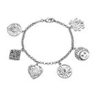 Love This Life You Are My Sunshine Charm Bracelet, Women's, Grey