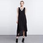 Women's Simply Vera Vera Wang Simply Noir High-low Maxi Dress, Size: Small, Black