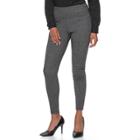 Women's Apt. 9&reg; Tummy Control Ponte Leggings, Size: Xs Short, Black