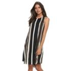 Women's Apt. 9&reg; High Neck Shift Dress, Size: Xl, Black