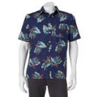 Men's Croft & Barrow&reg; Classic-fit Tropical Button-down Shirt, Size: Large, Blue