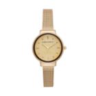 Laura Ashley Women's Glitz Dial & Mesh Band Watch, Size: Medium, Yellow