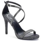 Candie's&reg; Women's Ankle Strap High Heels, Girl's, Size: 5, Black