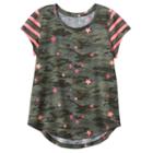 Girls 7-16 & Plus Size So&reg; Short Sleeve Curve Hem Tee, Girl's, Size: 16, Med Green