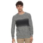 Men's Urban Pipeline Dye Effect Pull-over Sweater, Size: Medium, Black