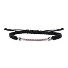 Oro Leoni Sterling Silver Rhodolite Garnet Woven Bracelet - Made With Genuine Swarovski Gemstones, Women's, Red