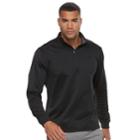 Men's Under Armour Performance Fleece Half-zip Pullover, Size: Large, Black