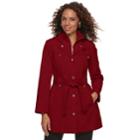 Women's Tower By London Fog Hooded Rain Jacket, Size: Xxl, Pink