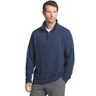 Men's Van Heusen Flex Stretch Ottoman Classic-fit Quarter-zip Pullover, Size: Xxl, Blue