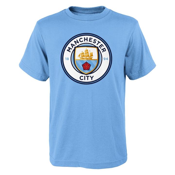 Boys 8-20 Manchester City Fc International Soccer Tee, Size: S 8, Light Blue