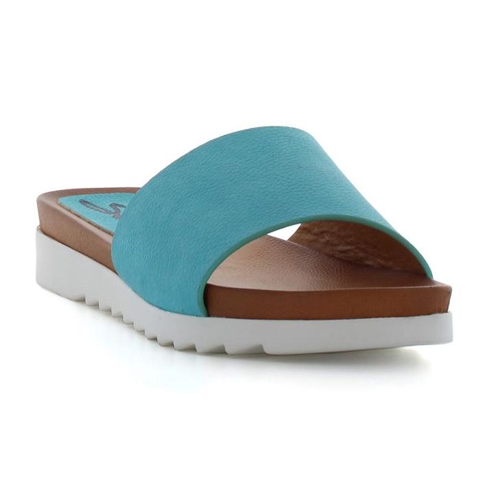 Seven7 Pearl Women's Slide Sandals, Girl's, Size: 11, Turquoise/blue (turq/aqua)