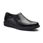 Nunn Bush Myles St. Men's Moc Toe Slip On Dress Shoes, Size: Medium (8.5), Black