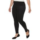 Plus Size French Laundry Seamless High-waisted Leggings, Women's, Size: 0x-1x, Oxford