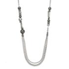 Simply Vera Vera Wang Beaded Multi Strand Long Necklace, Women's, Multicolor