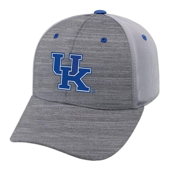 Adult Kentucky Wildcats Steam Performance Adjustable Cap, Men's, Med Grey