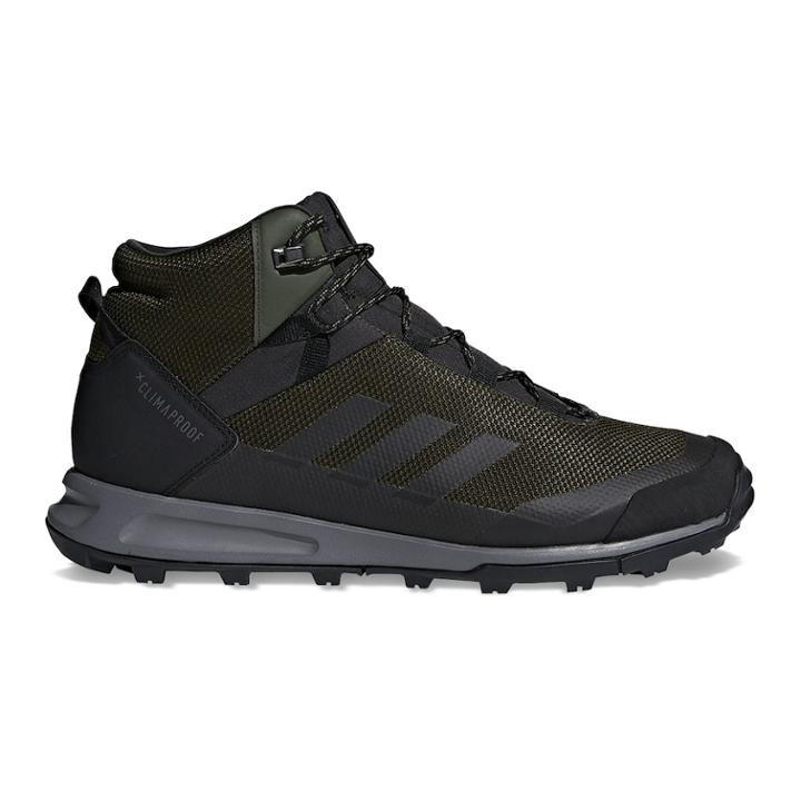 Adidas Outdoor Terrex Tivid Mid Cp Men's Waterproof Hiking Shoes, Size: 14, Med Green