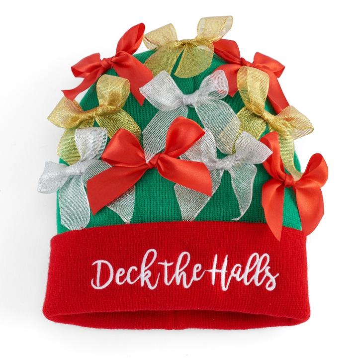 Men's Ugly Christmas Sweater Hat, Green