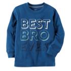 Boys 4-8 Carter's Best Bro Ever Graphic Tee, Size: 8, Med Blue