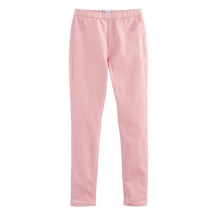 Girls 7-12 Freestyle Revolution Pull-on Jeggings, Size: 8, Light Pink
