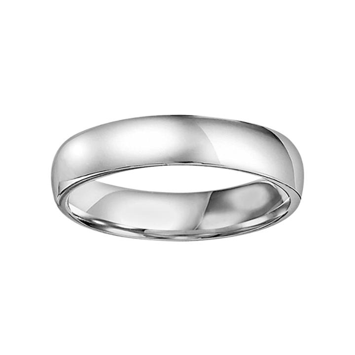 Lovemark Platinum Wedding Ring, Women's, Size: 6.50, Grey