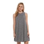 Petite Sonoma Goods For Life&trade; Chevron High-neck Trapeze Dress, Women's, Size: S Petite, Black