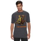 Men's Star Wars Chewy & 3cpo Tee, Size: Xxl, Grey (charcoal)