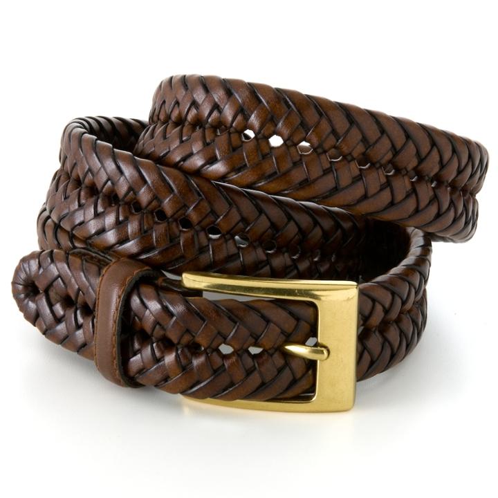 Dockers&reg; Braided Belt, Men's, Size: 38, Brown