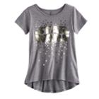Girls 7-16 Star Wars Foil Graphic Tee, Size: Large, Grey (charcoal)