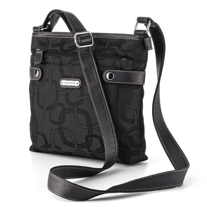 Rosetti Geometric Crossbody Bag, Women's, Black