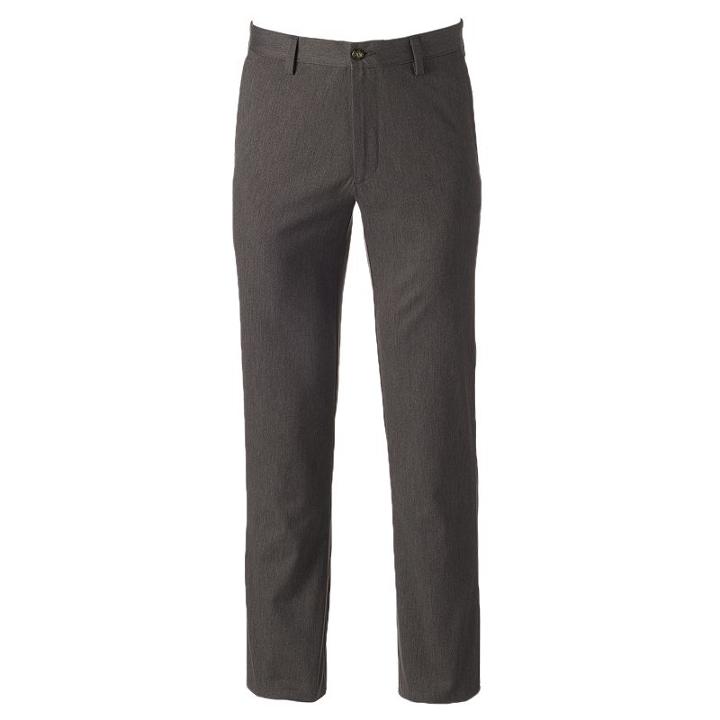 Men's Dockers&reg; Easy Khaki D1 Slim-fit Flat-front Pants, Size: 29x30, Dark Brown