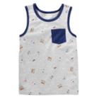 Boys 4-12 Oshkosh B'gosh&reg; Graphic Pocket Tank, Size: 6, Gray
