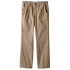 Boys 8-20 Urban Pipeline Flat-front Twill Pants, Boy's, Size: 16, Beig/green (beig/khaki)