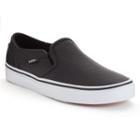Vans Asher Women's Perforated Slip-on Skate Shoes, Size: 9.5, Black