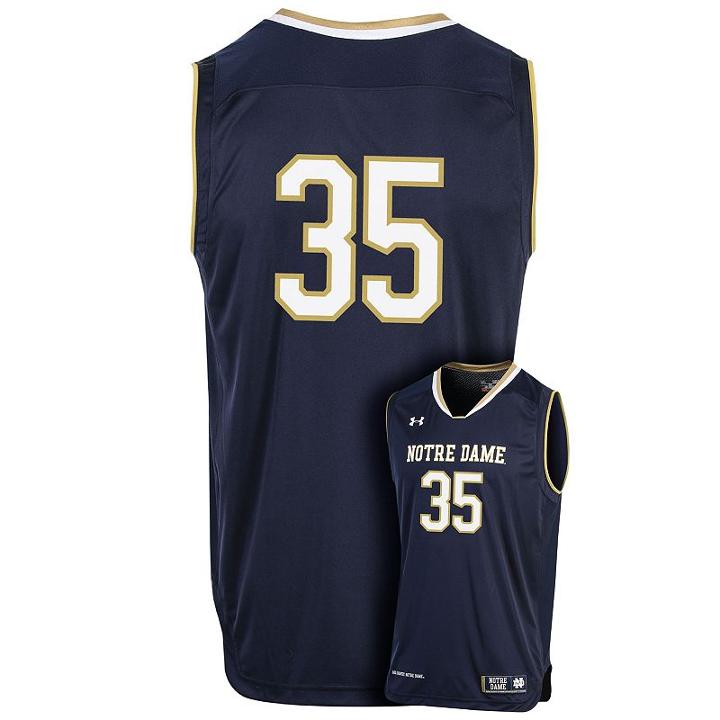 Men's Under Armour Notre Dame Fighting Irish Replica Basketball Jersey, Size: Medium, Multicolor