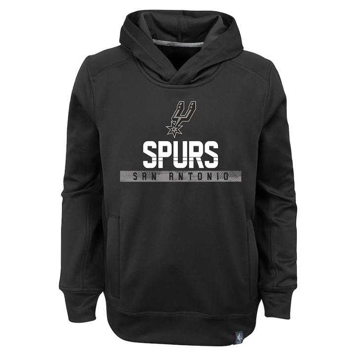 Boys 8-20 San Antonio Spurs Playmaker Hoodie, Size: S 8, Black