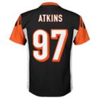 Boys 8-20 Cincinnati Bengals Geno Atkins Mid-tier Jersey, Size: Xl 18-20, Black Atkins
