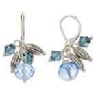 Napier Blue Bead Cluster Drop Earrings, Women's