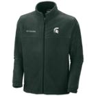 Men's Columbia Michigan State Spartans Flanker Ii Full-zip Fleece, Size: Large, Green Oth