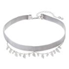 Lc Lauren Conrad Leaf Swag Choker Necklace, Women's, Blue