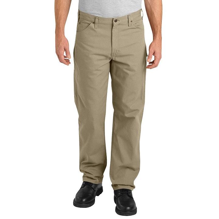 Dickies, Men's Relaxed Fit Duck Jeans, Size: 36x34, Dark Beige