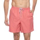 Big & Tall Croft & Barrow&reg; Solid Swim Trunks, Men's, Size: Xl Tall, Pink