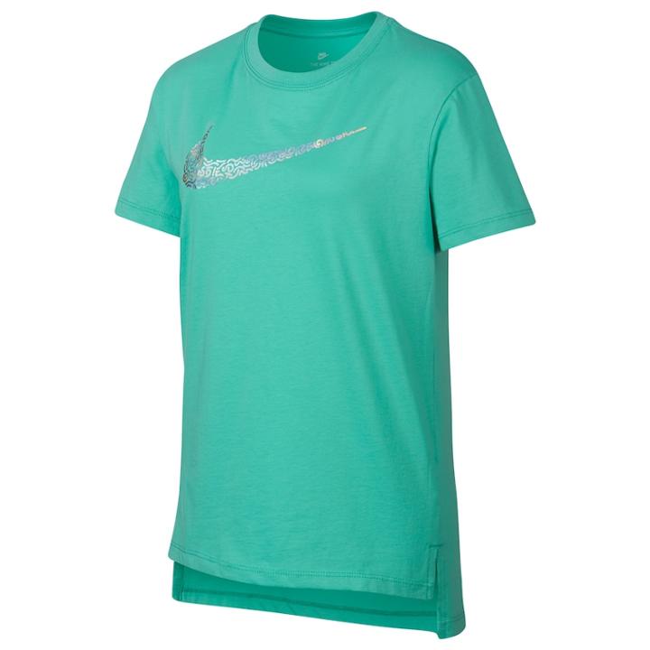 Girls 7-16 Nike Squiggle Swoosh Logo Graphic Tee, Size: Xl, Green
