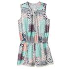 Girls 7-16 Joey B Button Front Gauze Romper, Girl's, Size: Small, White Oth