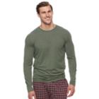 Big & Tall Apt. 9&reg; Premier Flex Classic-fit Stretch Crewneck Tee, Men's, Size: 3xl Tall, Med Green