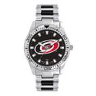 Men's Game Time Carolina Hurricanes Heavy Hitter Watch, Silver