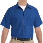 Red Kap, Big & Tall Classic-fit Industrial Button-down Work Shirt, Men's, Size: 3xb, Blue