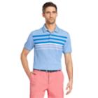Men's Izod Sportflex Classic-fit Striped Stretch Performance Polo, Size: Small, Blue
