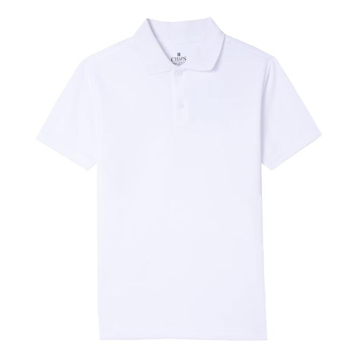 Boys 4-20 Chaps Performance Polo, Size: 14-16, White